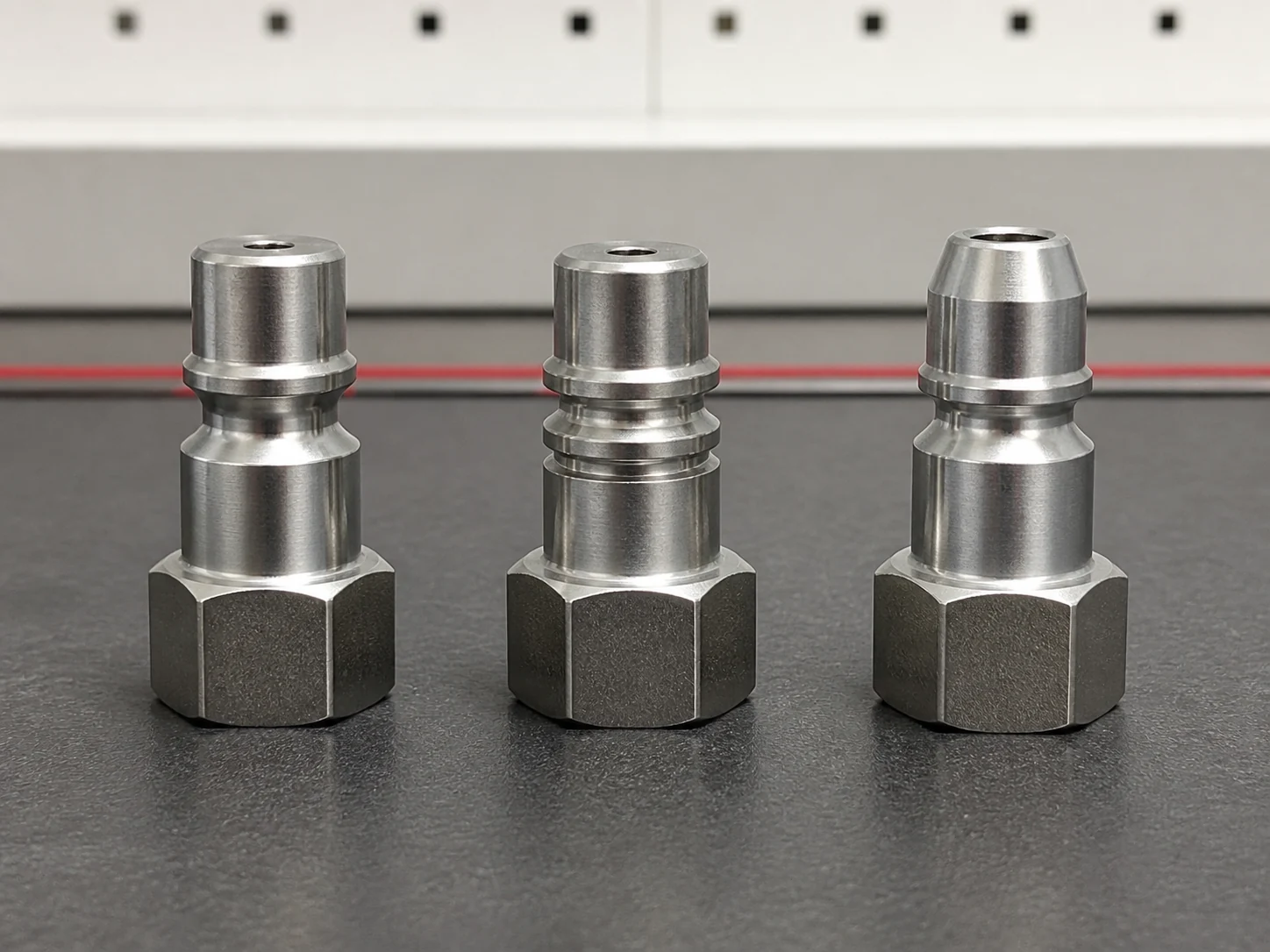 Comparison illustration of Japanese, American, and European pneumatic plug profiles
